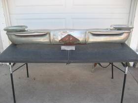 Ends-1955 Buick 1167842 1955 Front Bumper Face Bar And Lower Century Special