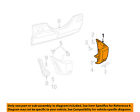 5216242912 Bumper- 01-05 Left Toyota Cover Rear Rav4 Oem