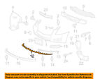 25970312 Bumper- 10-14 Cadillac Cover Oem Front Cts Gm