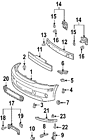 5211952917 Bumper Oem Genuine Cover Scion