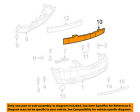 5303892aa Bumper-bumper Absorber 08-10 Avenger Dodge Impact Chrysler Foam Oem