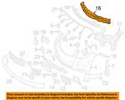 2048851537 Bumper-bumper Impact Foam Glk350 Absorber Mercedes-benz Mercedes Oem