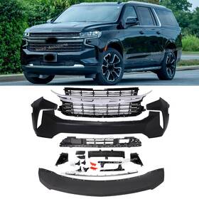Bumper Carparts 84796507 Front With Grille Assembly For Chevy Suburban Tahoe 2021-2024 Ls Lt Model