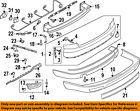 4h08074432zz Bumper-cover Audi Oem Molding Rear A8 11-13 Quattro