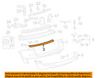 7l68077878z8 Bumper-finish Plate Oem Vw Volkswagen Rear 04-10 Touareg