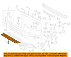 8k0807611 Bumper Front 2013 Quattro A4 Audi Oem Grille- Plate