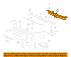 25938524 Bumper-impact Oem Rear Bar Gm