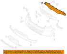 866302k000 Bumper-impact Soul Kia Bar 10-11 Rear Oem