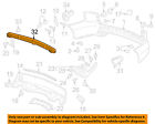 71530stxa00zz Bumper-impact Bar Acura 07-13 Oem Rear Honda Mdx
