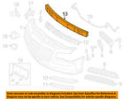 68100209ae Bumper-impact Chrysler Bar Front Oem