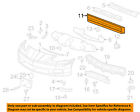 19120412 Bumper-impact Gm Front Bar Oem