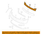 865304d000 Bumper-impact Kia Front Oem Bar 06-12 Sedona
