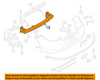 97050524101 Bumper Parts Porsche Accessory Oem