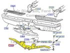 F65z-17d826-ba Bumper Plate Oem Ford F250 F150 Rear Reinforcement Hitch