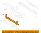 15154375 Bumper-reinforcement Oem Rear Gm