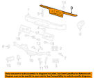 5l3z17b807aa Bumper-step Ford Rear Oem Pad