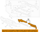 15790502 Bumper-step Rear Oem Pad Gm