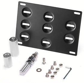 Th010c-s Bumper Tow Hook License Plate Mount Bracket Holder For Lexus Is Ct Gs Rc Isf Rx