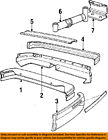 51121967519 Bumper-upper Rear 635csi Filler Bmw Oem 87-89