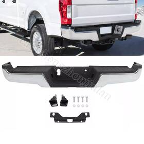 Hc3z17788a Bumpers That Deliver Fo1103197 Chrome Rear Bumper Assembly Fit 2017-2022 Ford F-250 F-350 Superduty Without Park Ca