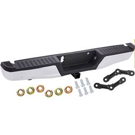 Hl3z17b807-bcp Bumpers That Deliver New Chrome Steel Rear Step Bumper Assembly For 2015-2020 Ford F-150 With Max Tow
