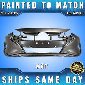 Hy1000236 Bumpers That Deliver New Painted M6t Fluid Metal Front Bumper Cover For 2019 2020 Hyundai Elantra Hy1000236 Bumpers That Deliver New Painted M6t Fluid Metal Front Bumper Cover For 2019 2020 Hyundai Elantra