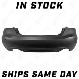 Ni1100308 Bumpers That Deliver New Primered - Rear Bumper Cover For 2016 2017 2018 Nissan Maxima With Park Assist