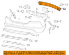 C2z27424 Jaguar Oem Xf Rear Reinforcement Bar Rebar