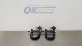 105-00385 Cadillac 11 Escalade Front Bumper Tow Hook Set Pair Black