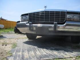 105-01184b Cadillac Local Pickup Only Front Bumper Rwd Without Custom Fits 93 Fleetwood 158