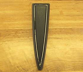1609448 Cadillac Rare 1977 Deville And Fleetwood Lh Impact Rub Strip On Rear Bumper End