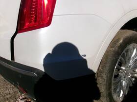 190-10083b Cadillac Rear Bumper Without Tow Package With Skid Plate Fits 17-19 Xt5 2168140