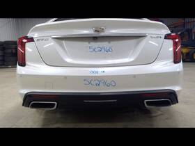 190-10448b Cadillac Local Pickup Only Rear Bumper Dual Outer Exhaust Outlets Luxury Fits 20-22 Ct5