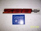 14u57 Camaro Bumper Emblem Z28 1985 1986 Nos 1987 Gm Red 1984 Rear 1988