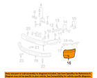 15839254 Cap Oem Front Gm Bumper-