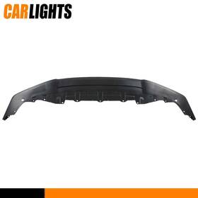 C-02bum1303abk Carlights Fit For 2017-2021 Honda Civic Black Front Lower Bumper Grille Face Bar Grill New