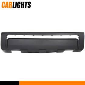 C-02bum2052abk Carlights Front Bumper Protector Face Cover Plastic Black Fit For 2014-21 Toyota Tundra
