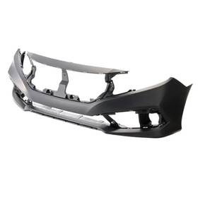 Clx-m0-usa-rh01030040pq-cla1 Carlights360 For Honda Civic 2019 2020 2021 Coupe/sedan Bumper Cover Front Capa Primed