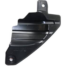 Klx-ksi-5537563q-cl360a50 Carlights360 For Honda Civic 2016-2020 Bumper Trim Passenger Side Rear Capa Black Sedan