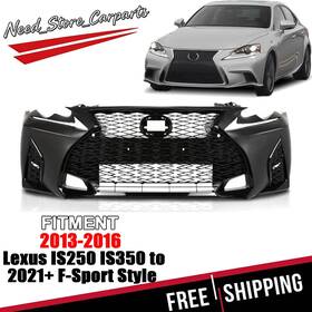 Carparts Love Auto Kmtot001864a B For 2013-2016 Lexus Is Is250 Is200t Is350 To 21 Sport Style Front Bumper Fit