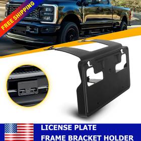 Wwd-xpd-19862 Carpartsexpress1 Front License Plate Frame Bracket Holder For Ford F250 F350 Super Duty 2005-2019