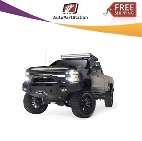 Ch05-a1352-1 Fab Fours For Chevy Silve.premium Heavy Duty Winch Front Bumper
