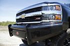 Ch14-s3061-1 Fab Fours Black Steel Front Ranch Bumper