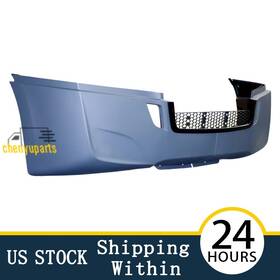 Chenyuparts 717666898543 Complete Front Bumper For Freightliner Cascadia 2018-2024 Without Fog Lamp Hole