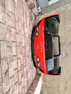 190-02151 Chevrolet Chevy Corvette C7 Z06 Complete Rear Bumper Assembly Red