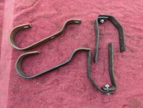 3653339 Chevrolet 1940 Chevy Pickup Truck Rear Bumper Bracket Set Gm 1/2 3/4 Ton Original