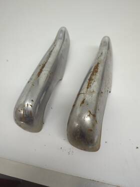 3681917 Chevrolet 1946 1947 1948 Chevy Bumper Guards Original Gm Pair Front Or Rear 46 47 48