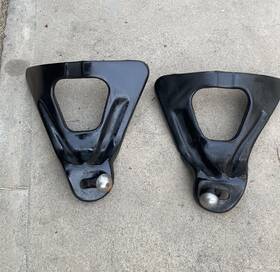 3708987 Chevrolet 1954 Chevy Front Bumper Side Brackets