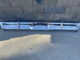 3848996 Chevrolet 62 -65 Chevy Ii Nova Rear Bumper Original Solid With Guards And Brackets