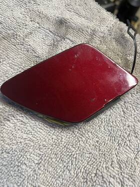387012 Chevrolet 2018-2021 Traverse Right Front Tow Eye Cover Red Metallic